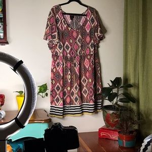 Graphic Diamond Dress